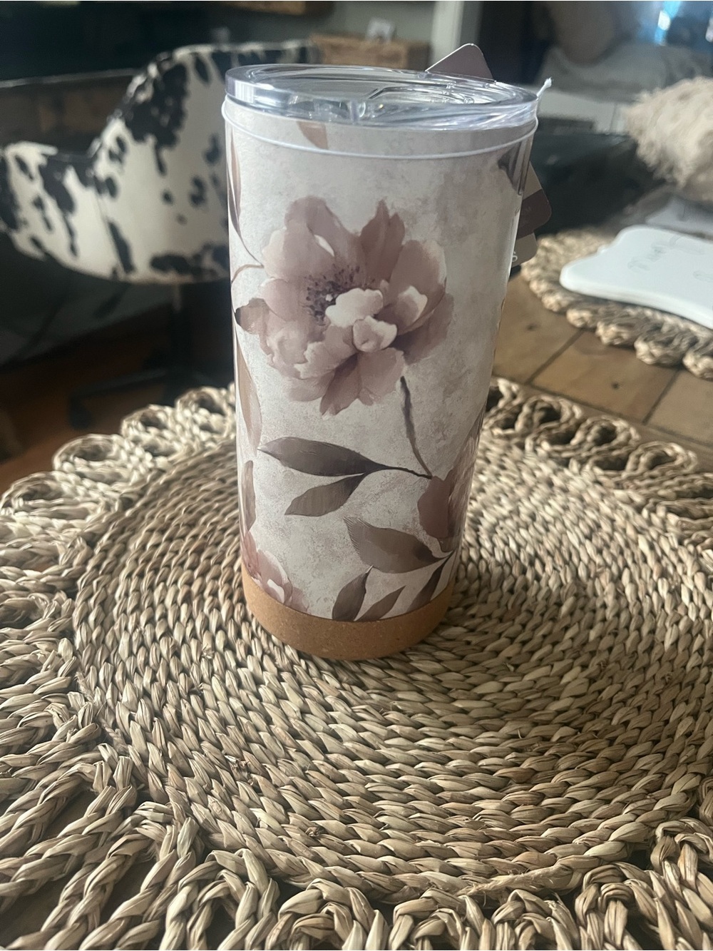 NWT Floral Insulated Tumbler